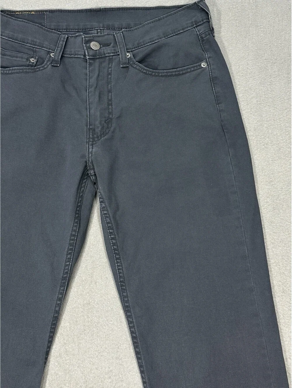 Levi’s 514 Jeans Men’s 30x29.5 Gray Straight Fit Stretch Denim Pants